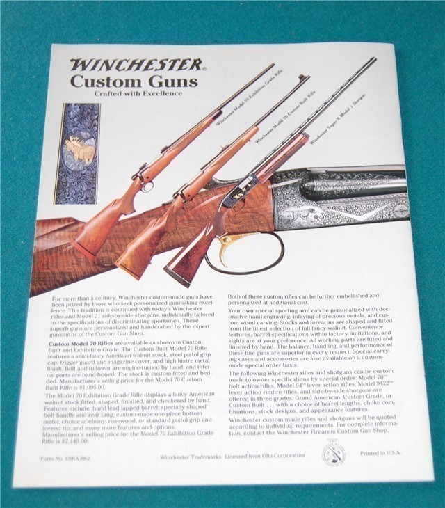 Original Winchester Firearms 1988 Catalog-img-1