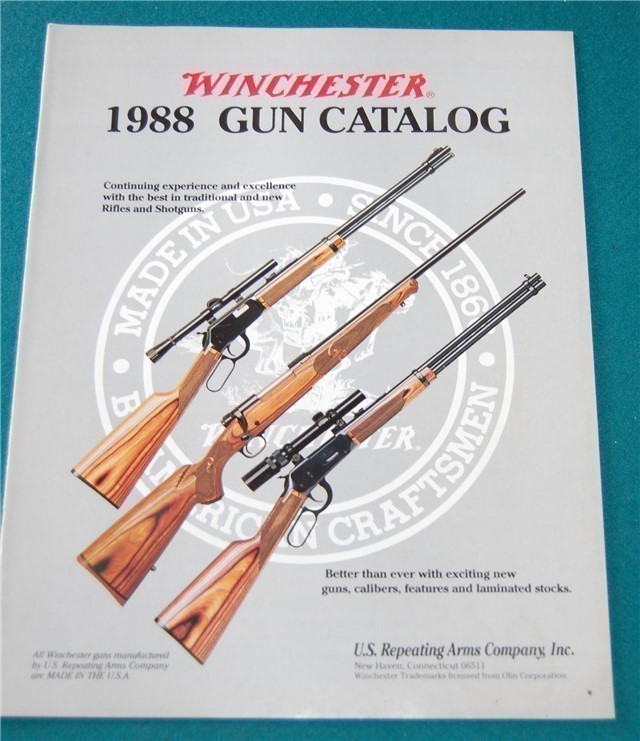 Original Winchester Firearms 1988 Catalog-img-0