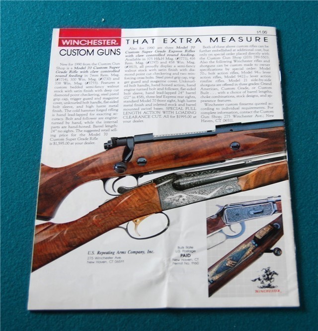 Original Winchester Firearms 1990 Catalog-img-1