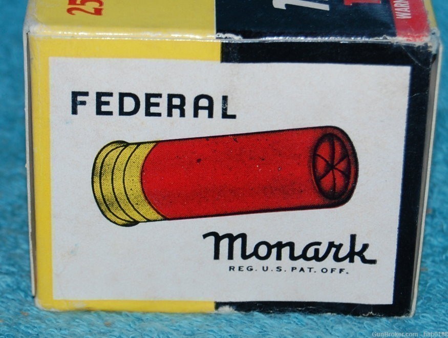 Vintage Full Box of Federal Monark Target Load Skeet 28 Gauge-img-2