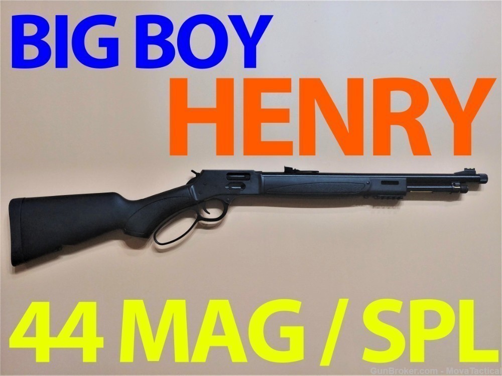 HENRY BigBoy X Side Gate .44 Mag/.44 Spl Henry Lever Rifle 5/8x24 Threaded-img-0
