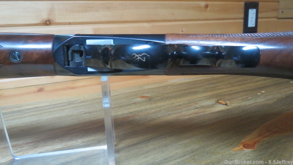 Great Browning Low Wall 1885 in 260 Remington 6.5 octagon wood-img-15
