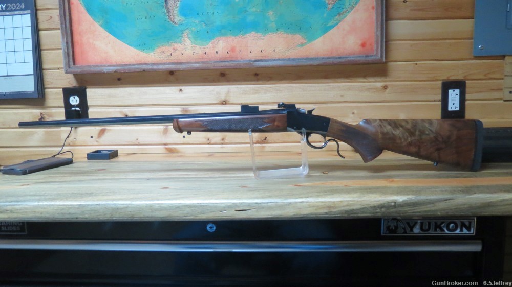  Great Browning Low Wall 1885 in 260 Remington 6.5 octagon wood-img-0