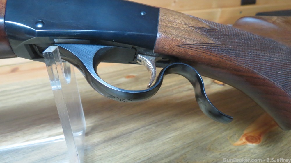  Great Browning Low Wall 1885 in 260 Remington 6.5 octagon wood-img-14