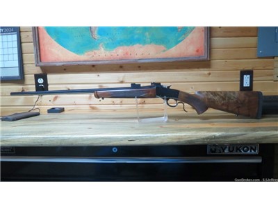  Great Browning Low Wall 1885 in 260 Remington 6.5 octagon wood