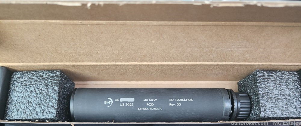 B&T 3-Lug APC40 & APC10 .40 & 10mm Quick-Detach Sound Suppressor-img-0