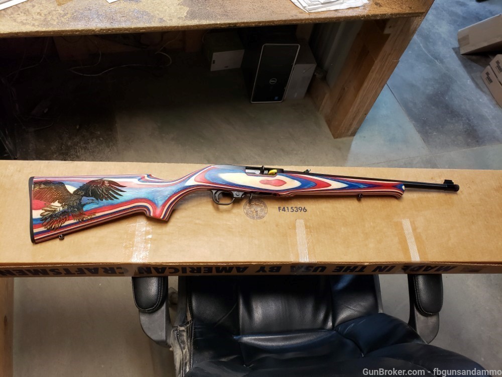 PICS! NEW RUGER TALO 10/22 USA SHOOTING .22 16 THREADED LIMITED 1/800 EAGLE-img-3