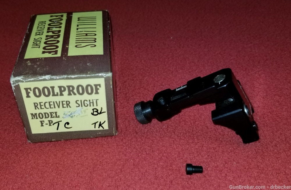 Williams Fooolproof sight with target knobs for Thompson Center-img-0