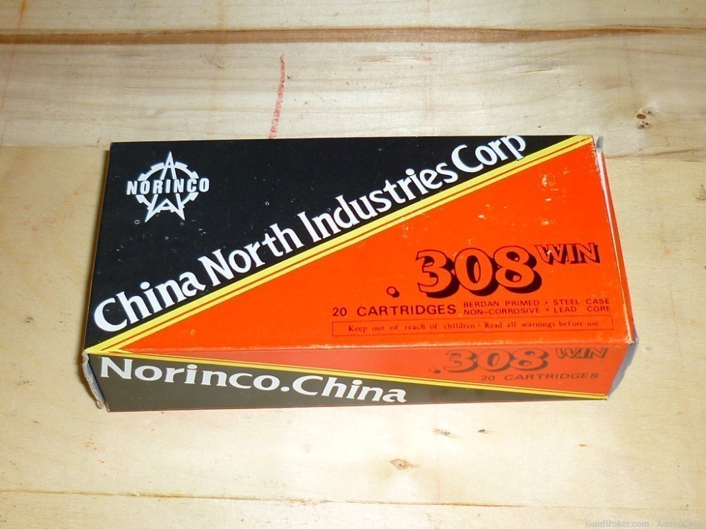 20rd - Chinese NORINCO .308 - Banned From Import - MADE IN CHINA - 7.62x51 -img-2