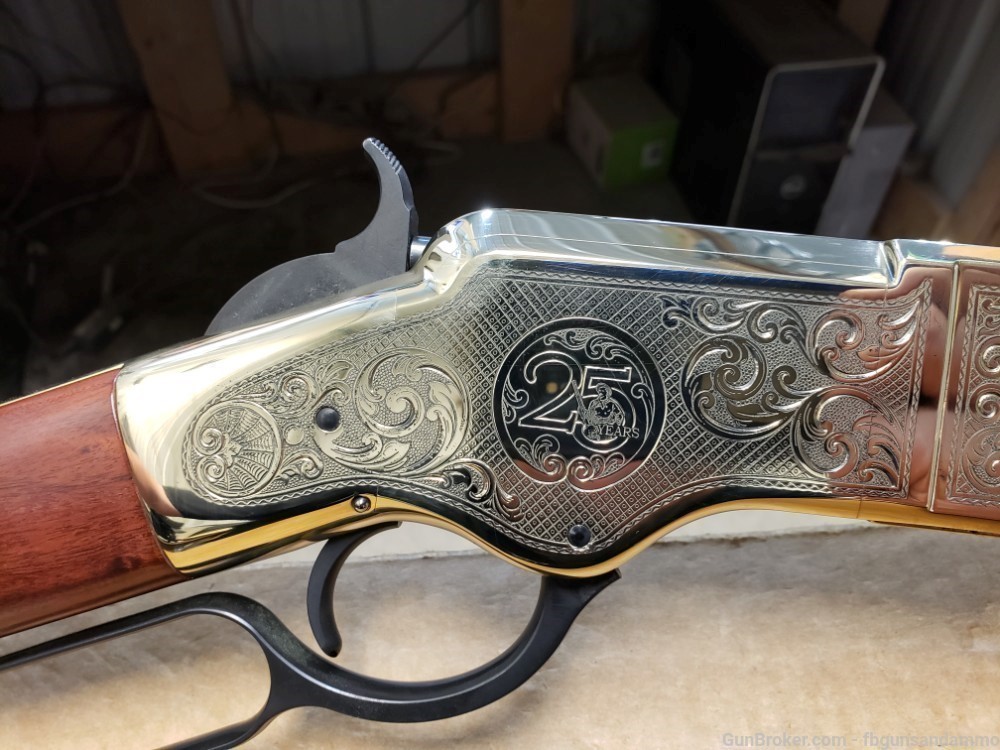 PICS! NEW HENRY ORIGINAL DELUXE ENGRAVED 25TH ANNIVERSARY .44-40 WCF 1/2500-img-10