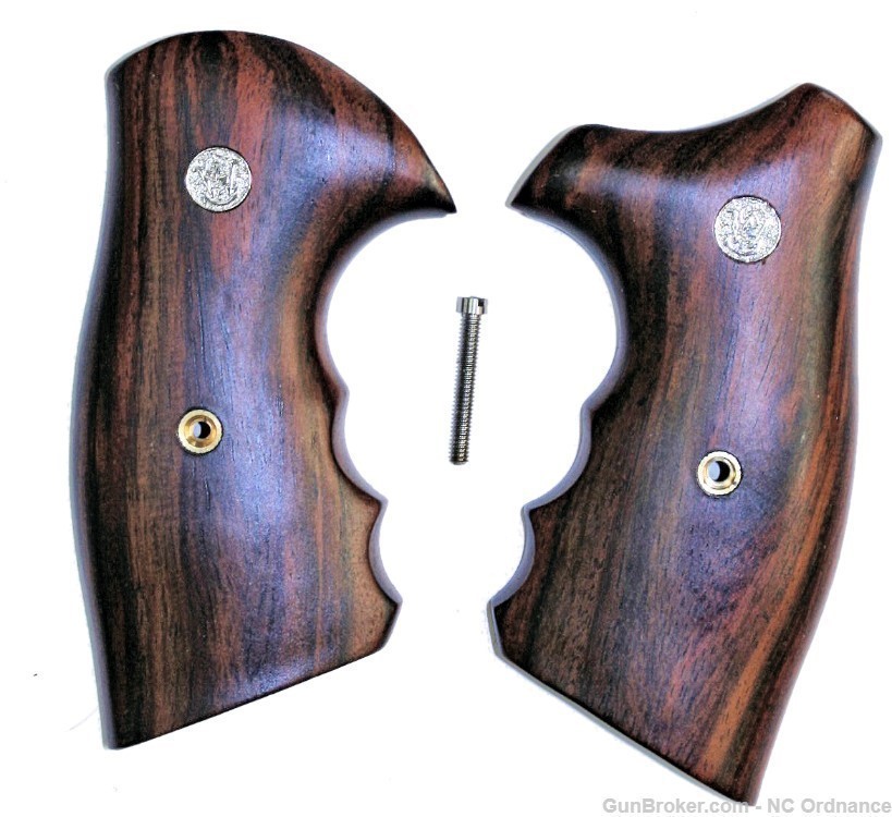 Smith & Wesson J Frame Rosewood Combat Grips-img-0