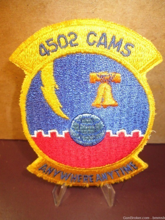 U.S.A.F. 4502 CAMS ANYWHERE ANYTIME Unit patch-img-0