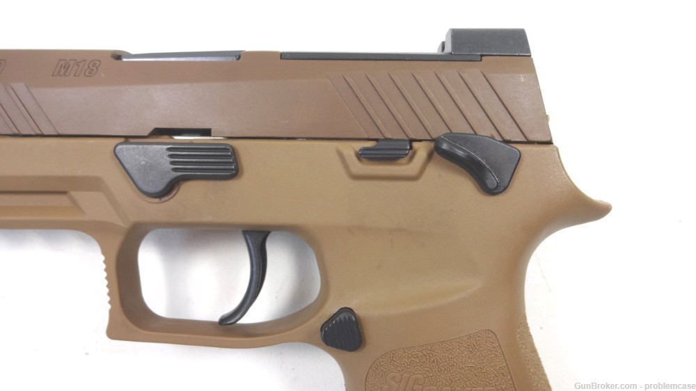 SIG P320 M18 9mm 320-CA-9-M18-MS manual safety Tritium night coyote-img-2