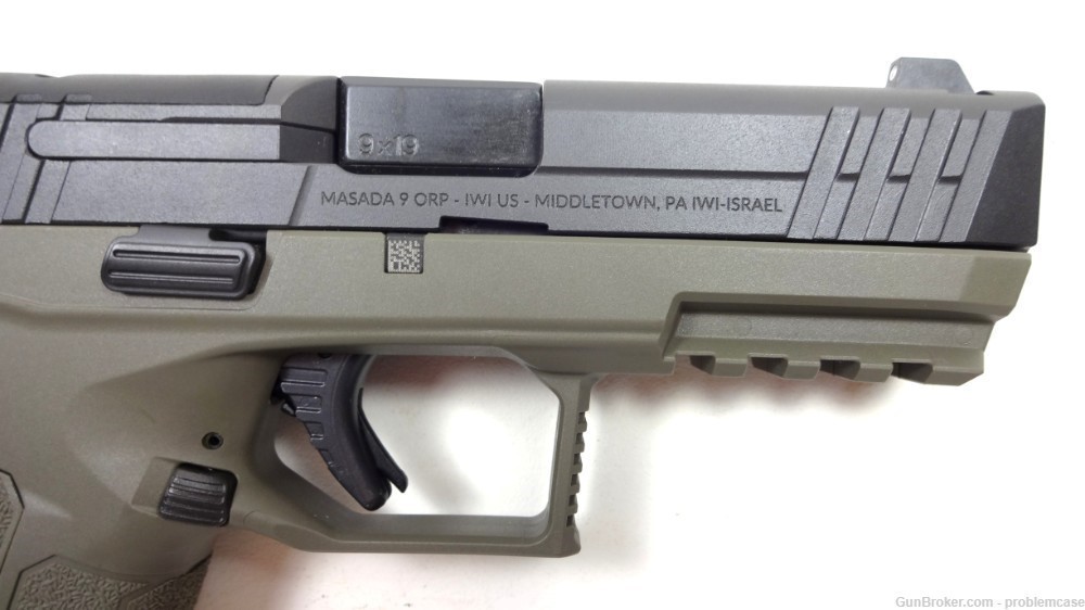 IWI Masada ORP 9mm ODG 17rd layaway optics ready pistol Israeli NIB-img-3