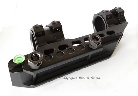 Tactical AR Scope Mount Black Tactical T6 Alum 308/5.56 AR FITS 30MM &1in -img-2