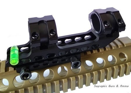 Tactical AR Scope Mount Black Tactical T6 Alum 308/5.56 AR FITS 30MM &1in -img-3