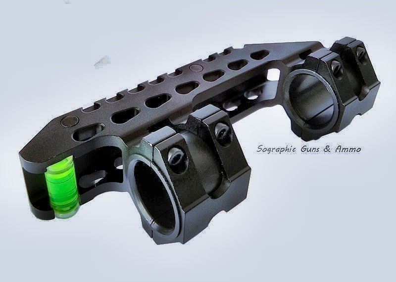 Tactical AR Scope Mount Black Tactical T6 Alum 308/5.56 AR FITS 30MM &1in -img-1