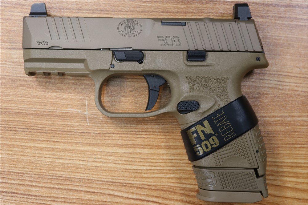 FN 509C 9mm 3.5" Barrel 15 Rounds Box 2 Mags-img-2