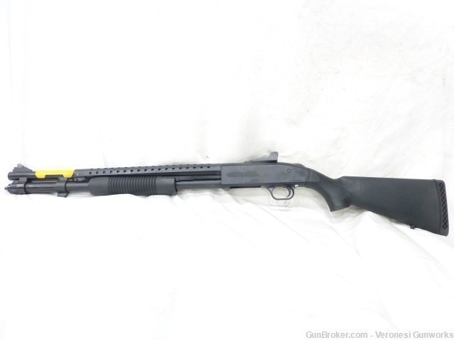 NIB Mossberg 590 9 Shot 12 GA 20" Heatshield Bayonet Lug Ghost Ring 50693-img-4