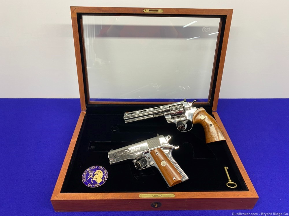 1986 Colt Double Diamond Python & Officers ACP *803 OF 1,000 EVER MADE* -img-10