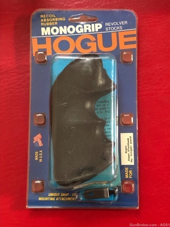 Hogue Rubber Monogrip Ruger Super Blackhawk 84000 NOS-img-8