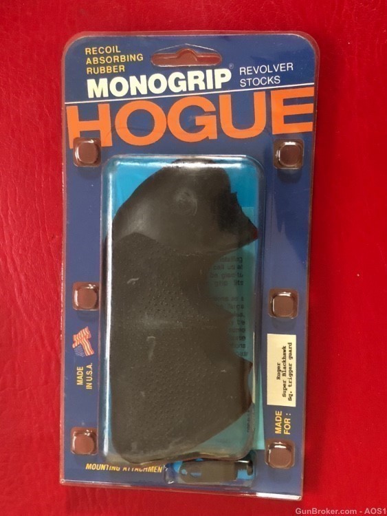 Hogue Rubber Monogrip Ruger Super Blackhawk 84000 NOS-img-0