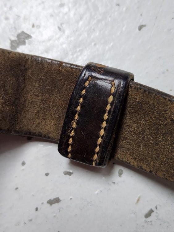 Rare Worthington WWI Leather/Brass 1903/1903A3/M1 Garand Sling 1907-img-5
