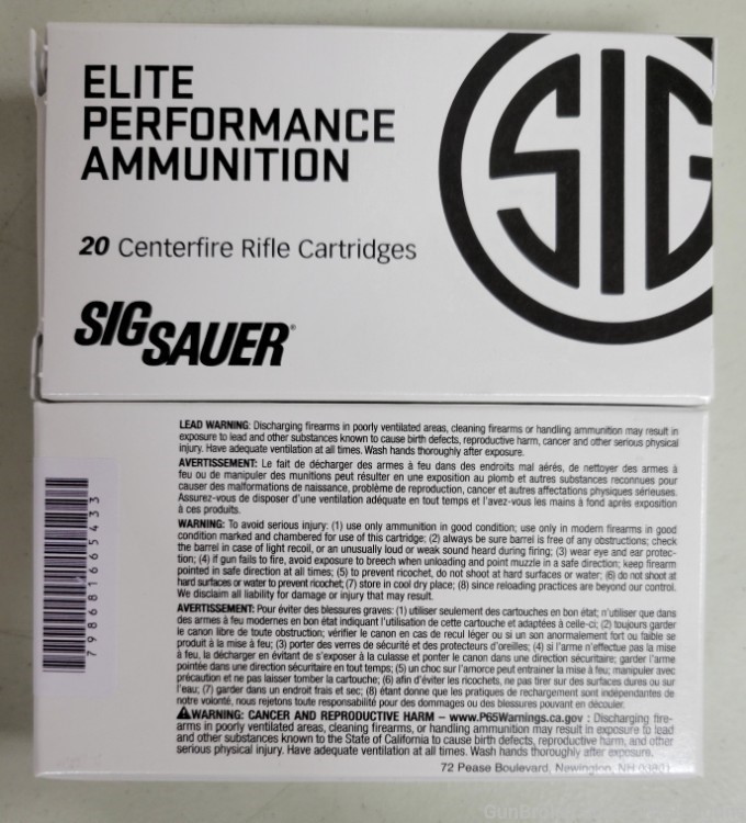 Sig Sauer 300 blackout 120gr solid copper lead free lot of 60rds-img-1