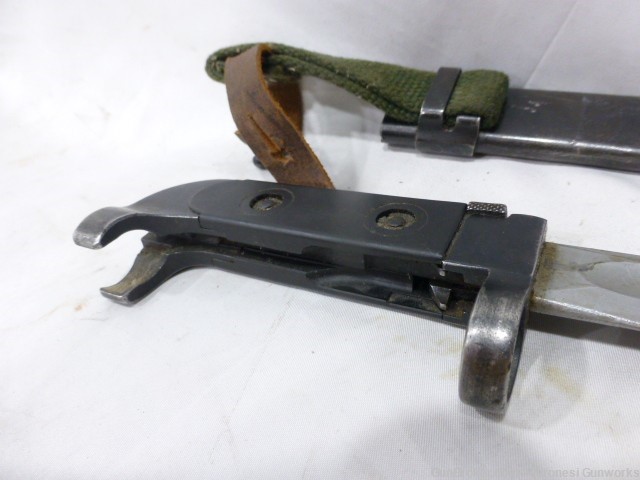 Bulgarian AK47 Bayonet Plastic Grip Sheath Belt Loop GREAT-img-2
