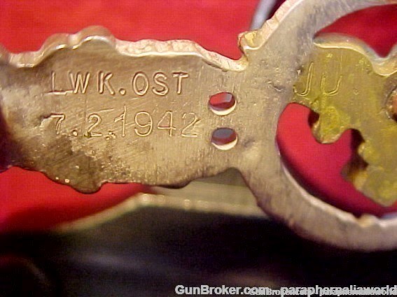 Luftwaffe Silver Tran & Glider Clasp G.H.OSANG.900 Silver, ENGRAVED & DATED-img-5