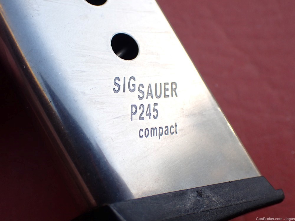 SIG SAUER P245 COMPACT FACTORY 45ACP 6RD STAINLESS STEEL MAGAZINE-img-6
