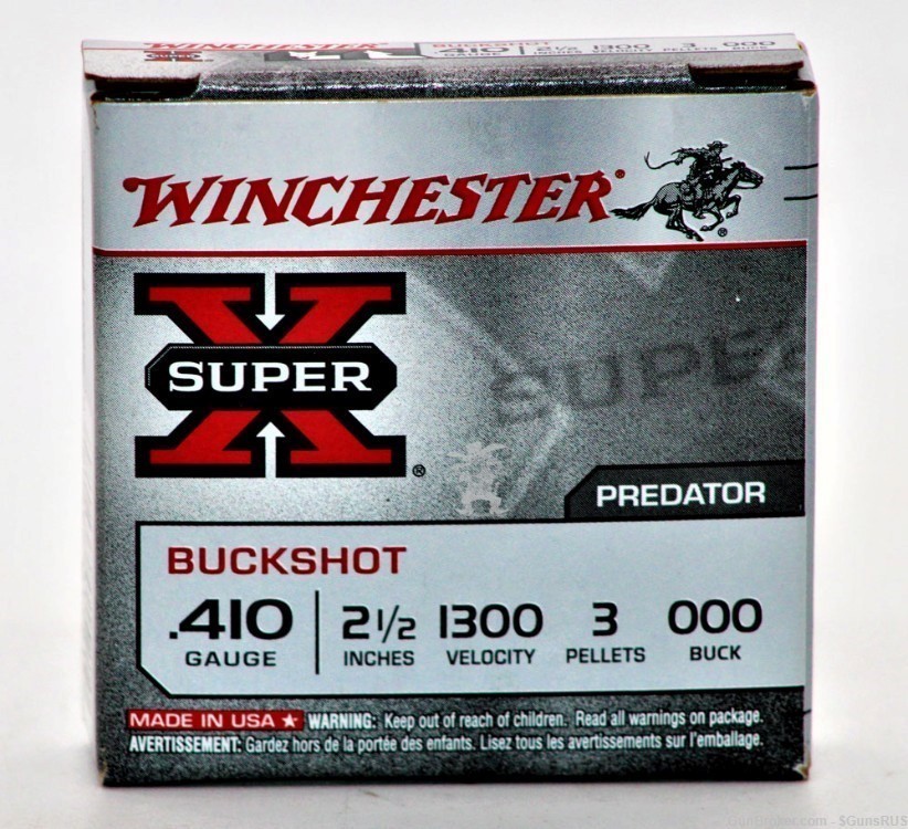 410+45LC COMBO Winchester 2.5In 410 Predator + Rem HTP 230gr HTP JHP 45 LC-img-2