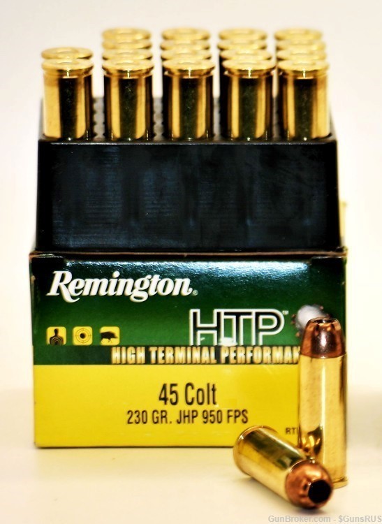 410+45LC COMBO Winchester 2.5In 410 Predator + Rem HTP 230gr HTP JHP 45 LC-img-3