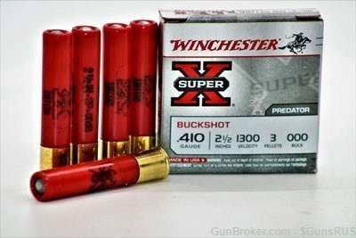 410+45LC COMBO Winchester 2.5In 410 Predator + Rem HTP 230gr HTP JHP 45 LC-img-0
