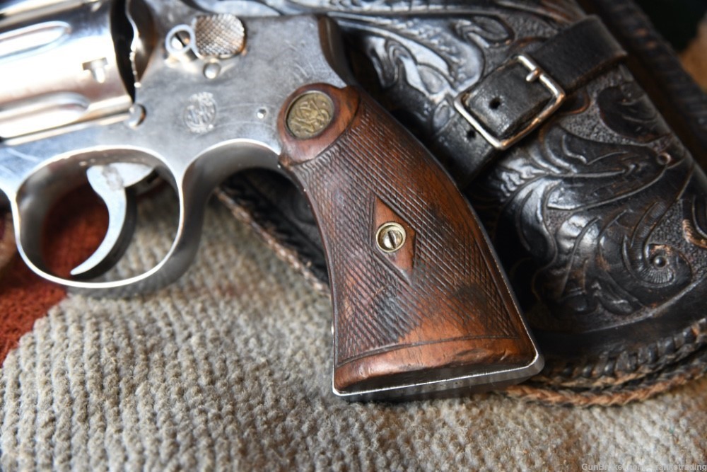 Smith & Wesson S&W 1905 4th change 38 Spl 5 inch BBL Nickel X sheriff's gun-img-8