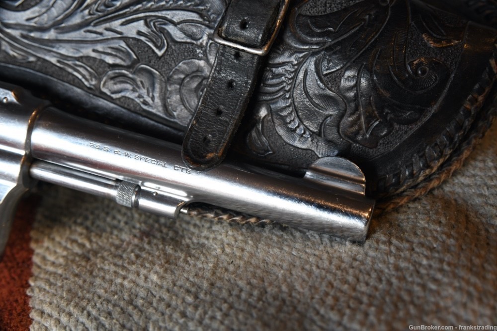 Smith & Wesson S&W 1905 4th change 38 Spl 5 inch BBL Nickel X sheriff's gun-img-5
