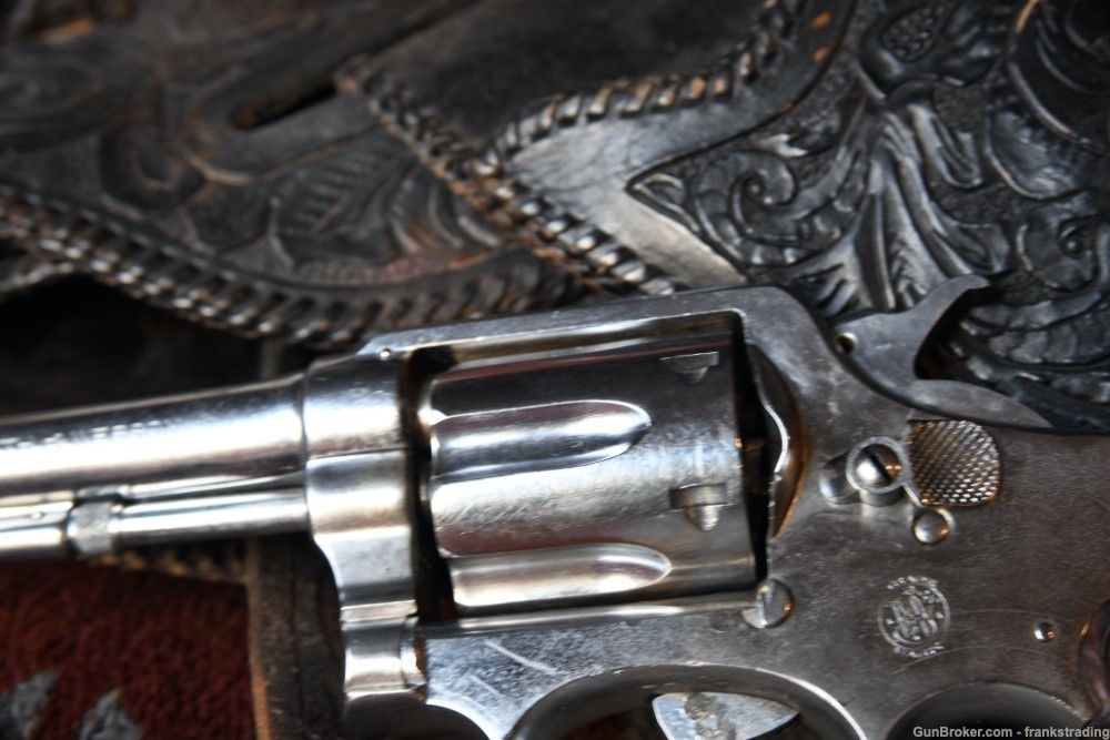 Smith & Wesson S&W 1905 4th change 38 Spl 5 inch BBL Nickel X sheriff's gun-img-10
