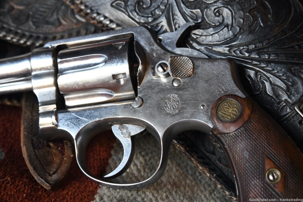 Smith & Wesson S&W 1905 4th change 38 Spl 5 inch BBL Nickel X sheriff's gun-img-9