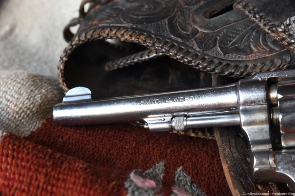 Smith & Wesson S&W 1905 4th change 38 Spl 5 inch BBL Nickel X sheriff's gun-img-11