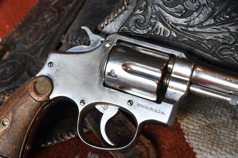 Smith & Wesson S&W 1905 4th change 38 Spl 5 inch BBL Nickel X sheriff's gun-img-3
