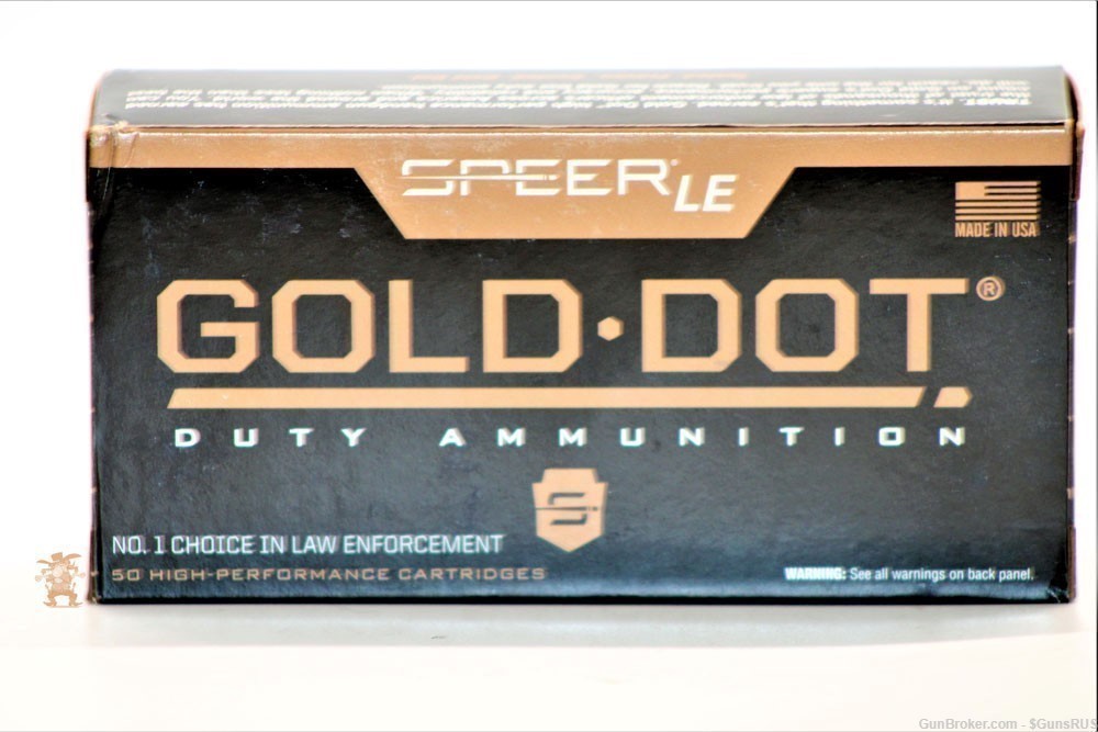 45 acp SPEER GOLD DOT® LE Duty Ammunition 45 AUTO 230 Grain GDHP 50 RDS-img-3