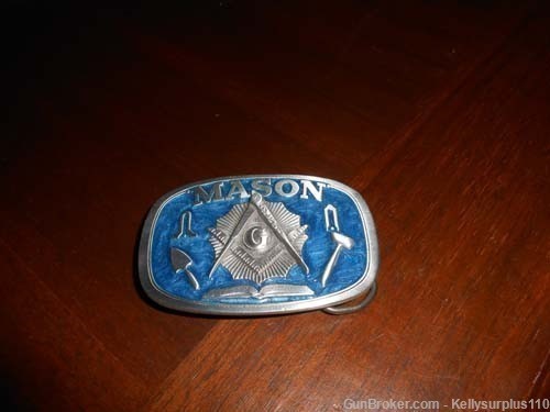  Masonic Belt Buckle - #GA1802-img-0