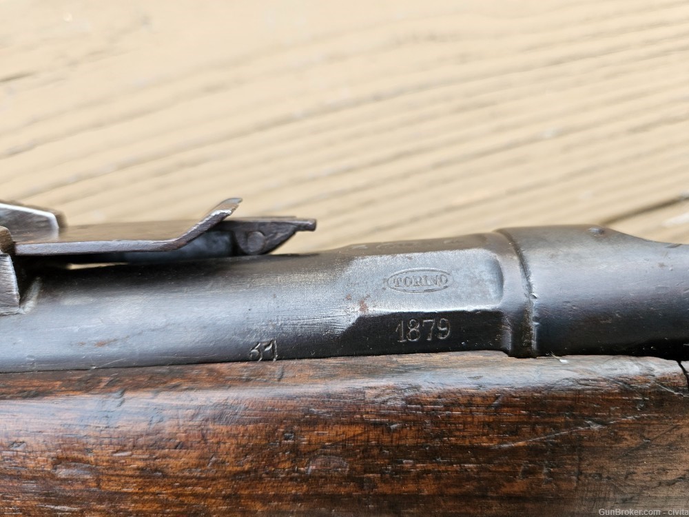ITALIAN TORINO Model 1870/87 VETTERLI 6.5x52mm INFANTRY Rifle Made 1879-img-9