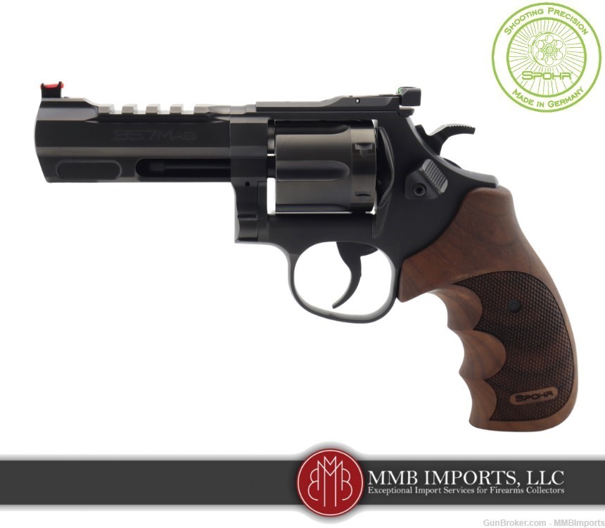 New 2024 Model: Spohr 284 Carry Black .357 Revolver-img-1