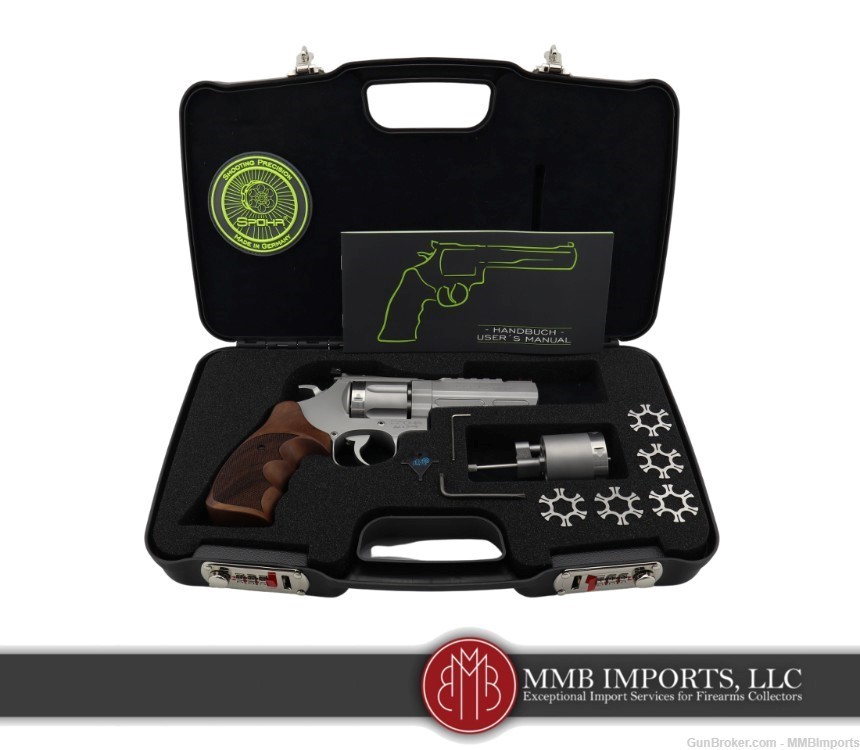 New 2024 Model: Spohr 284 Carry Stainless .357 + 9mm Cylinder-img-10