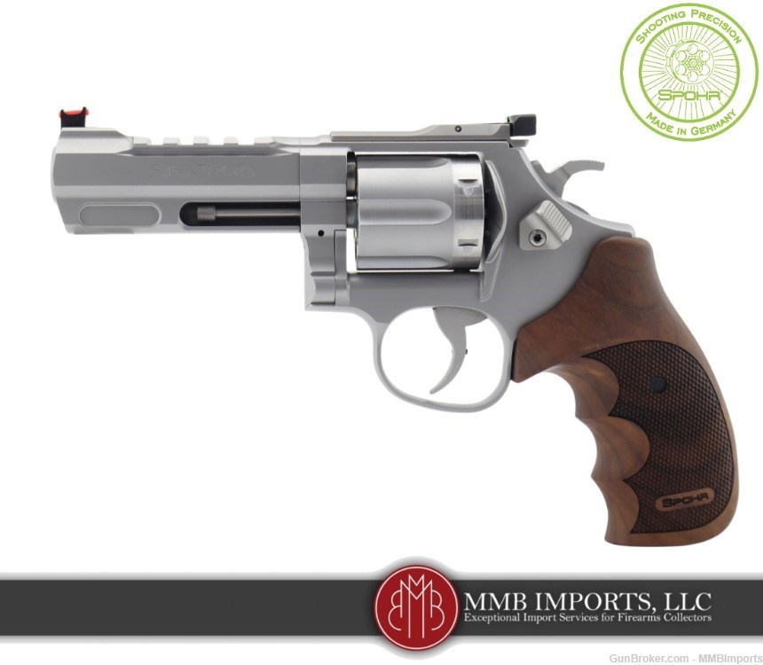 New 2024 Model: Spohr 284 Carry Stainless .357 + 9mm Cylinder-img-1