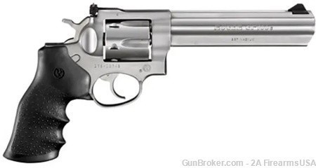 Ruger GP100 - .357 Magnum - 6" Heavy Barrel - 6 Shot - Hogue Grip-img-0