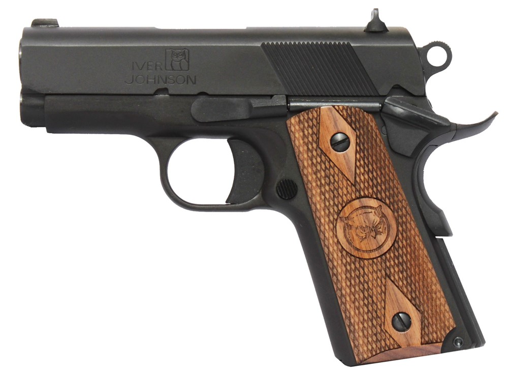 Iver Johnson Arms Thrasher Officer 9mm Luger Pistol 3.13 Black THRASHER9-img-0