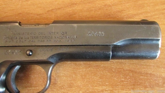 Argentine Model 1927 Colt ,Ministerio Del Interior/Nat`L Territorial Police-img-2