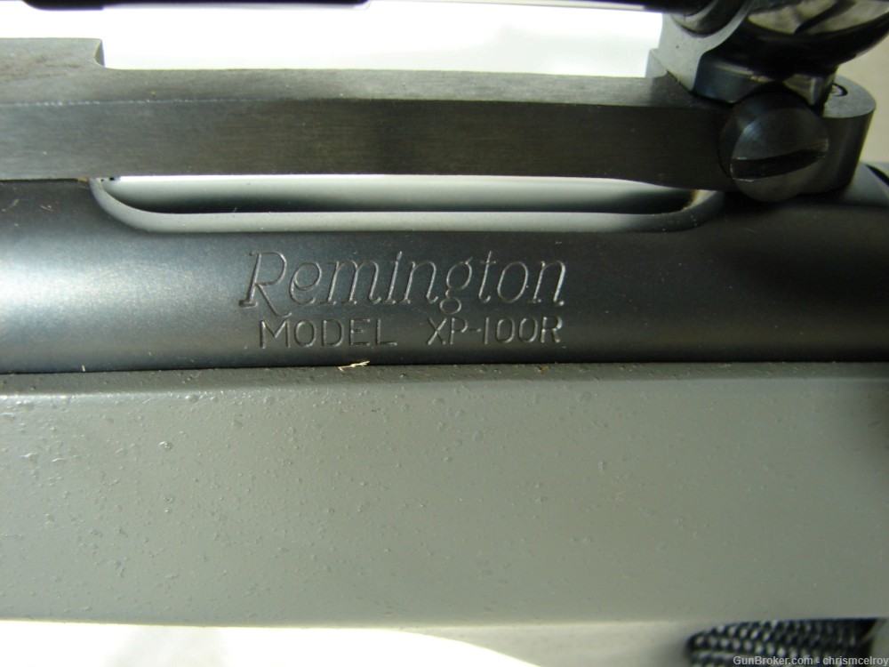 REMINGTON XP-100R IN 22-250 WITH BURRIS 10X SCOPE REPEATER VERY NICE-img-4
